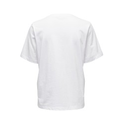 T-shirt damski okrągły dekolt Only rozmiar XS Biały