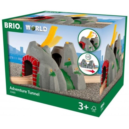Outlet Tunel magiczny do drewnianej kolejki Brio World 33481