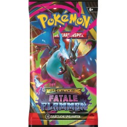 Outlet Zestaw Pokémon Booster Pack Mega Evolution Fatale Flammen 18szt DE