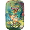 Outlet Puszka Leafeon Pokemon TCG Scarlet & Violet Mini Tins z boosterami