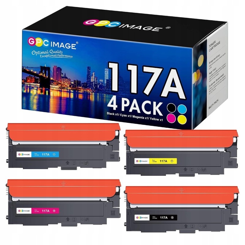 Outlet Zestaw tonerów GPC IMAGE 117A do HP Color Laser 178/179, 4 szt. z