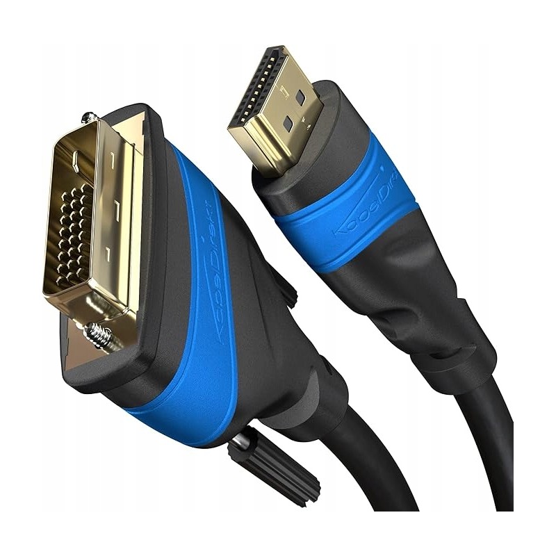 Outlet KabelDirekt-Przewód HDMI do DVI-D 24+1 1,5m HighSpeed 1080p Full HD
