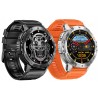 Outlet LIGE smartwatch męski czarna stal Bluetooth rozmowy 1.43 Android iOS