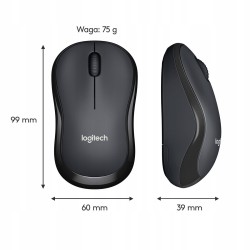 Outlet Myszka bezprzewodowa Logitech M220 sensor optyczny 1000 dpi OPIS