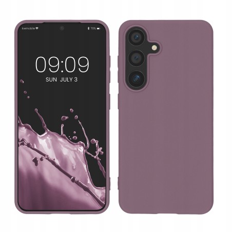 Outlet Kwmobile Etui do Samsung Galaxy S25 Miękkie Sylikonowe Fioletowe