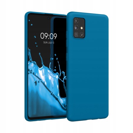 Outlet Kwmobile Etui do Samsung Galaxy A51 Miękkie Sylikonowe Niebieskie