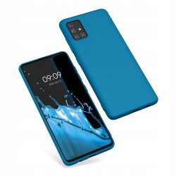Outlet Kwmobile Etui do Samsung Galaxy A51 Miękkie Sylikonowe Niebieskie