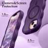 Outlet Etui magnetyczne przezroczysto-fioletowe do iPhone 15 Plus/14 Plus