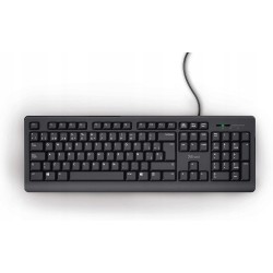 Outlet Klawiatura przewodowa membranowa Trust Taro QWERTY ES Czarny