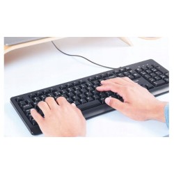 Outlet Klawiatura przewodowa membranowa Trust Taro QWERTY ES Czarny