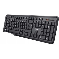 Outlet Zestaw Bezprzewodowy klawiatura i myszka Trust Ymo II Silent AZERTY