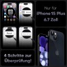 Outlet Etui Magnetyczne do iPhone 15 Plus 6,7" MagSafe Czarno-Przeźroczyste