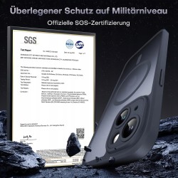 Outlet Etui Magnetyczne do iPhone 15 Plus 6,7" MagSafe Czarno-Przeźroczyste