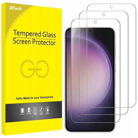 Outlet JETech Szkło Hartowane do Samsung Galaxy S23+ 5G, 6,6", 3 szt.