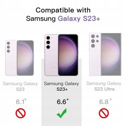 Outlet JETech Szkło Hartowane do Samsung Galaxy S23+ 5G, 6,6", 3 szt.