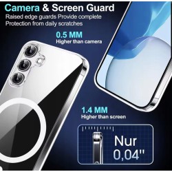 Outlet Etui silikonowe przezroczyste KK KENIK Magsafe do Samsung Galaxy S23