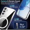 Outlet Etui silikonowe przezroczyste KK KENIK Magsafe do Samsung Galaxy S23