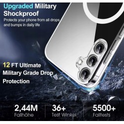 Outlet Etui silikonowe przezroczyste KK KENIK Magsafe do Samsung Galaxy S23