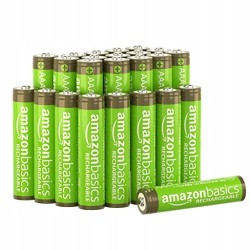 Outlet Baterie AmazonBasic Akumulator AAA (R3) 800 mAh 24szt.