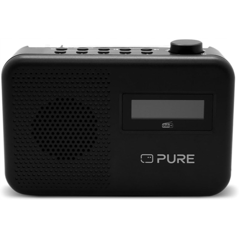 USZKODZONY Radio sieciowo-bateryjne DAB+ FM BT Pure Elan One 2 Czarny