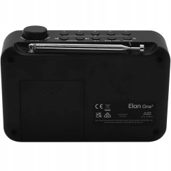 USZKODZONY Radio sieciowo-bateryjne DAB+ FM BT Pure Elan One 2 Czarny