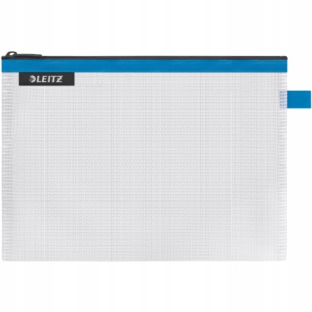Leitz WOW kosmetyczka podróżna 24 x 17 cm niebieska przezroczysta EVA