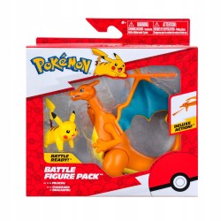 Outlet Zestaw Pokemon Battle Deluxe 2 Figurki Bitewne Pikachu i
