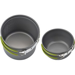 Outlet NILS CAMP menażka turystyczna 2 garnki 1 l aluminium anodowane