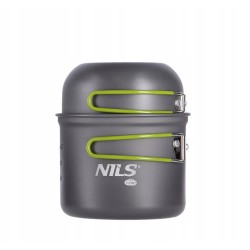 Outlet NILS CAMP menażka turystyczna 2 garnki 1 l aluminium anodowane