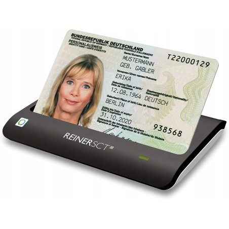 USZKODZONY Czytnik kart Reiner SCT cyberJack RFID Basis 2718500-100 czarny