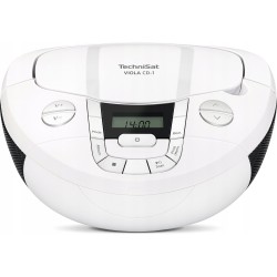 Outlet Radioodtwarzacz TechniSat Viola CD-1 Biały Bluetooth biały mobilny