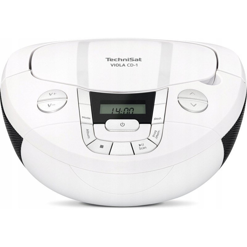 Outlet Radioodtwarzacz TechniSat Viola CD-1 Biały Bluetooth biały mobilny