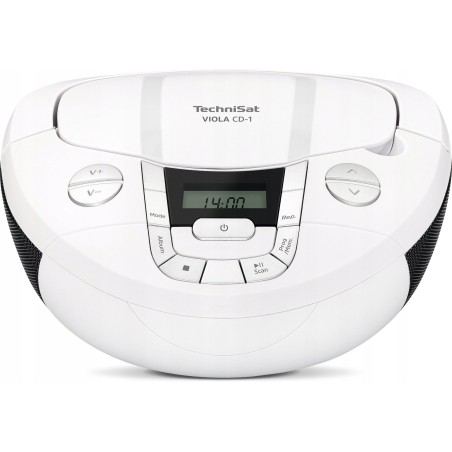 Outlet Radioodtwarzacz TechniSat Viola CD-1 Biały Bluetooth biały mobilny