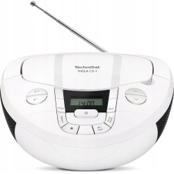 Outlet Radioodtwarzacz TechniSat Viola CD-1 Biały Bluetooth biały mobilny