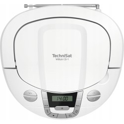 Outlet Radioodtwarzacz TechniSat Viola CD-1 Biały Bluetooth biały mobilny