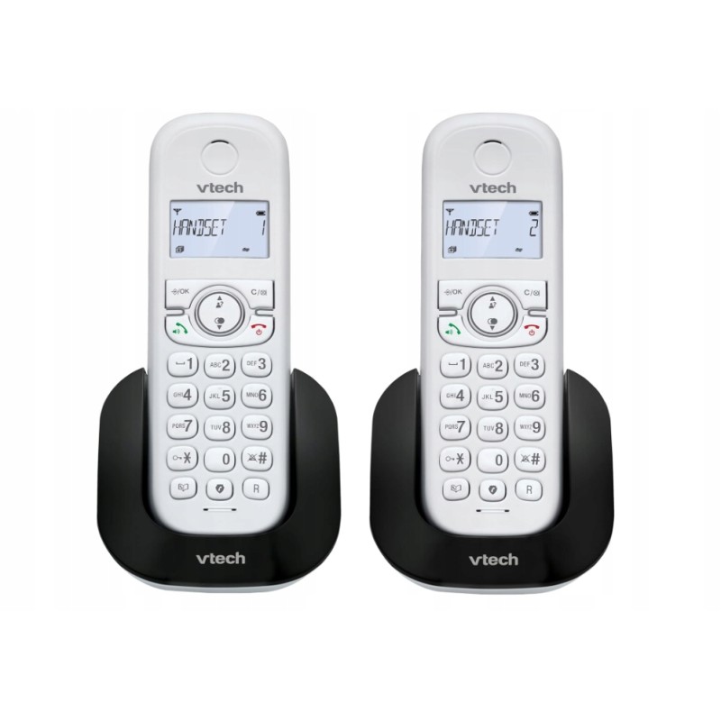 Bezprzewodowy domowy telefon DECT VTech CS1500 z zestawem głośnomówiącym Bezprzewodowy domowy telefon DECT VTech CS1500 z zestawem głośnomówiącym