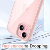 Outlet JETech Etui do iPhone 15 6,1" Przezroczysto-Różowe TPU Wytrzymałe
