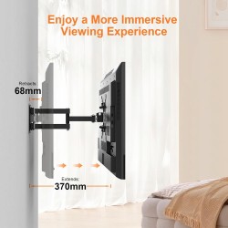 Outlet Uchwyt na telewizor Grifema GB1008-2 13-43" do 20kg VESA obrotowy