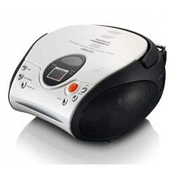 Outlet Radioodtwarzacz Lenco SCD-24 przenośny z odtwarzaczem CD i radiem FM