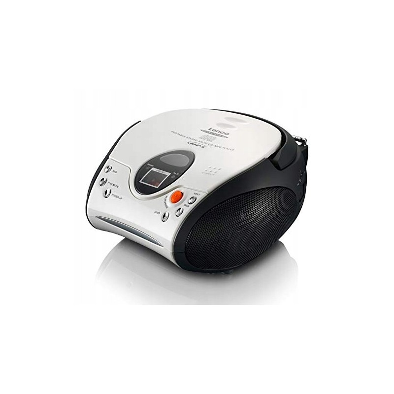 Outlet Radioodtwarzacz Lenco SCD-24 przenośny z odtwarzaczem CD i radiem FM