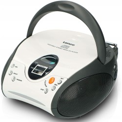 Outlet Radioodtwarzacz Lenco SCD-24 przenośny z odtwarzaczem CD i radiem FM