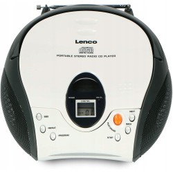 Outlet Radioodtwarzacz Lenco SCD-24 przenośny z odtwarzaczem CD i radiem FM