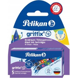 Outlet Zestaw Wkładów do pióra Pelikan 4001 Griffix 5 sztuk niebieski