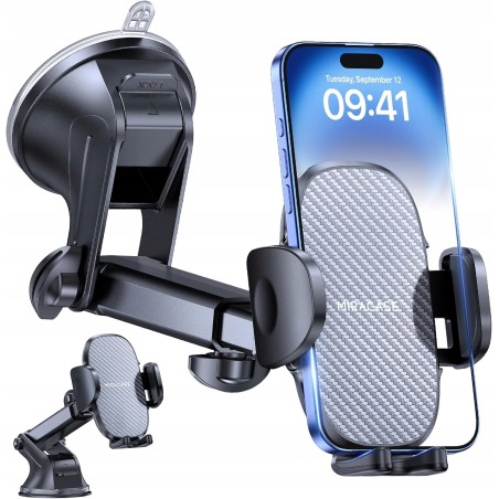 Outlet Miracase uchwyt samochodowy na telefon przyssawka 360 uniwersalny
