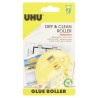 Outlet Ergonomiczny Wałek z klejem UHU Trwały 6,5 mm x 8,5 m Żółty