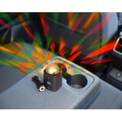Outlet Technaxx TX-159 Ładowarka Samochodowa z kulą DISCO 2x USB Czarna