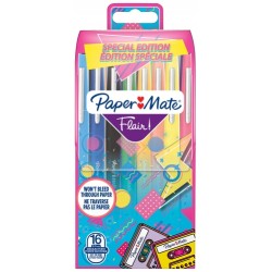 Outlet Paper Mate Flair Retro pisaki 16 kolorów cienkopisy zestaw flamastry