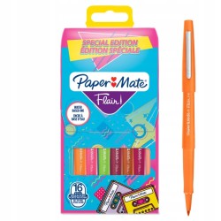 Outlet Paper Mate Flair Retro pisaki 16 kolorów cienkopisy zestaw flamastry