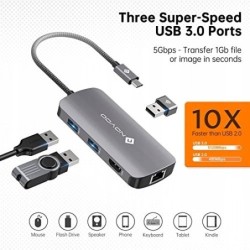 NOVOO USB C Hub 4K60Hz HDMI Multiport Adapter,8-in