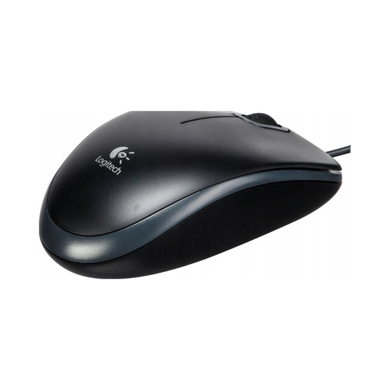 Outlet Mysz przewodowa Logitech B100 OEM optyczna USB 800 DPI 123 g Czarna